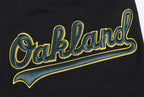 MLB OAKLAND ATHLETICS MASH UP HAUT EN JERSEY SIMPLE POUR HOMME (NOIR)
