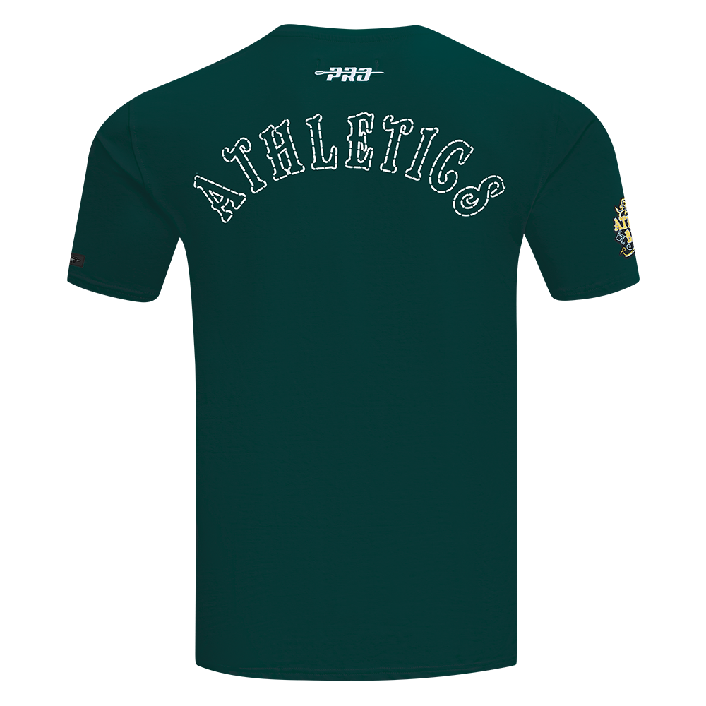 MLB OAKLAND ATHLETICS REBEL ATHLETICS MEN'S SJ TOP (FOREST GREEN)
