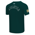 MLB OAKLAND ATHLETICS REBEL ATHLETICS MEN'S SJ TOP (FOREST GREEN)