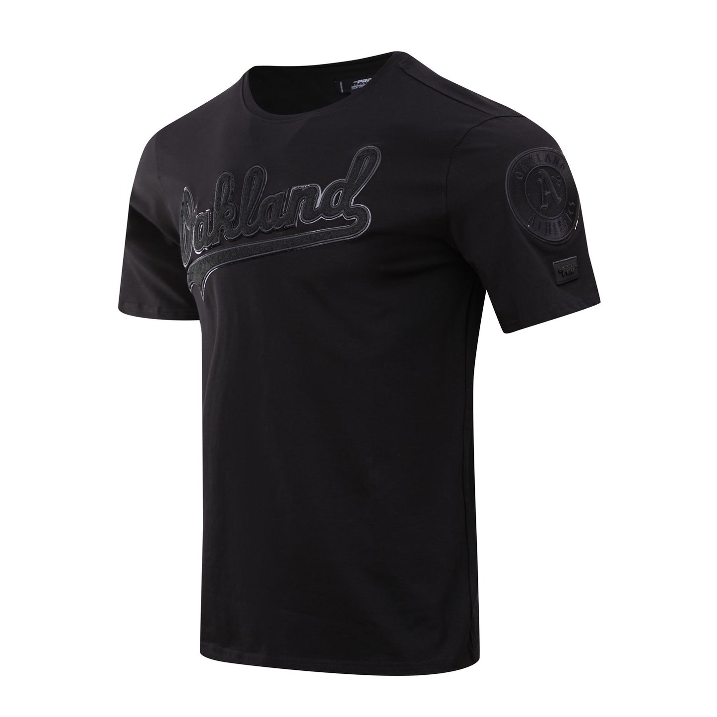 MLB OAKLAND ATHLETICS TRIPLE BLACK LOGO PRO TEAM MEN'S TOP (TRIPLE BLACK)