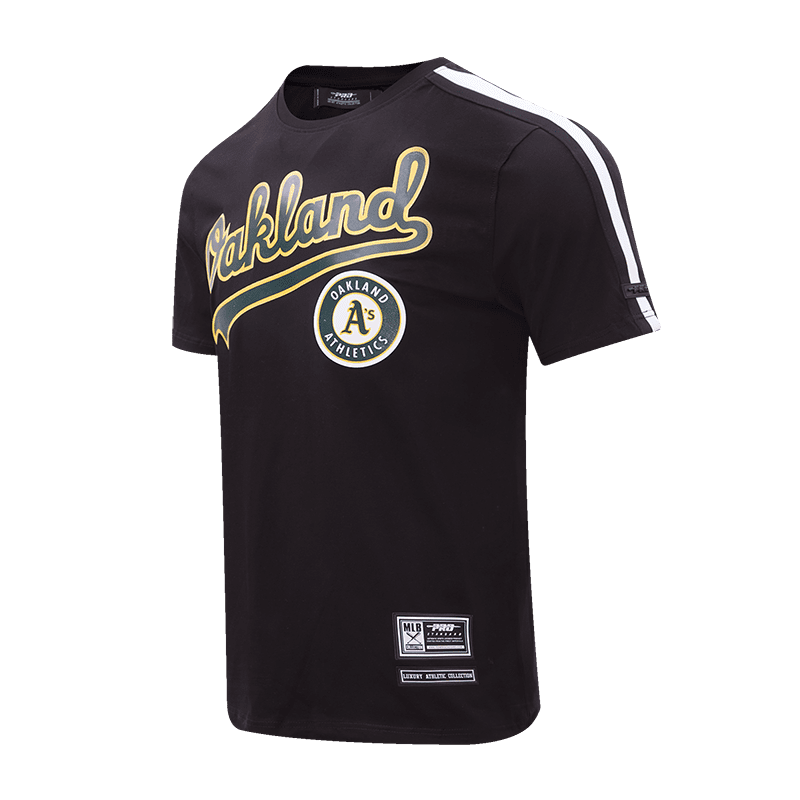 MLB OAKLAND ATHLETICS LOGO PRO TEAM MEN'S TAPING TOP (BLACK)