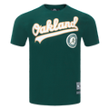Haut à bandes pour homme avec logo MLB Oakland Athletics Pro Team (pour)