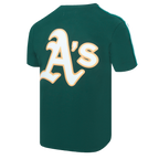 Haut à bandes pour homme avec logo MLB Oakland Athletics Pro Team (pour)
