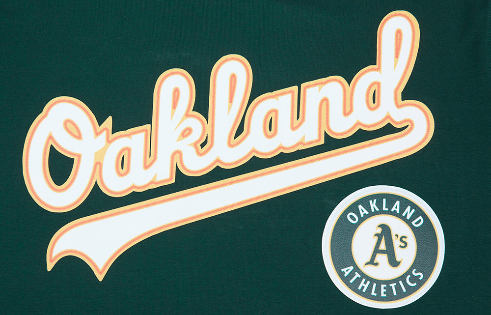 Haut à bandes pour homme avec logo MLB Oakland Athletics Pro Team (pour)