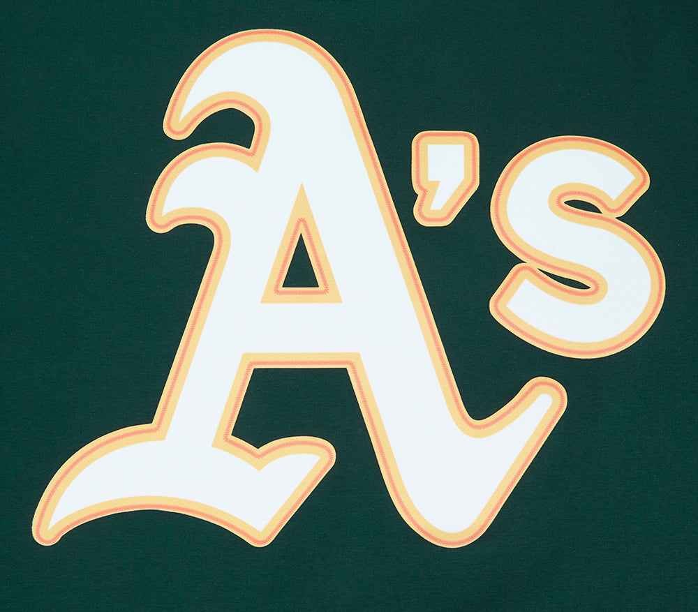 Haut à bandes pour homme avec logo MLB Oakland Athletics Pro Team (pour)
