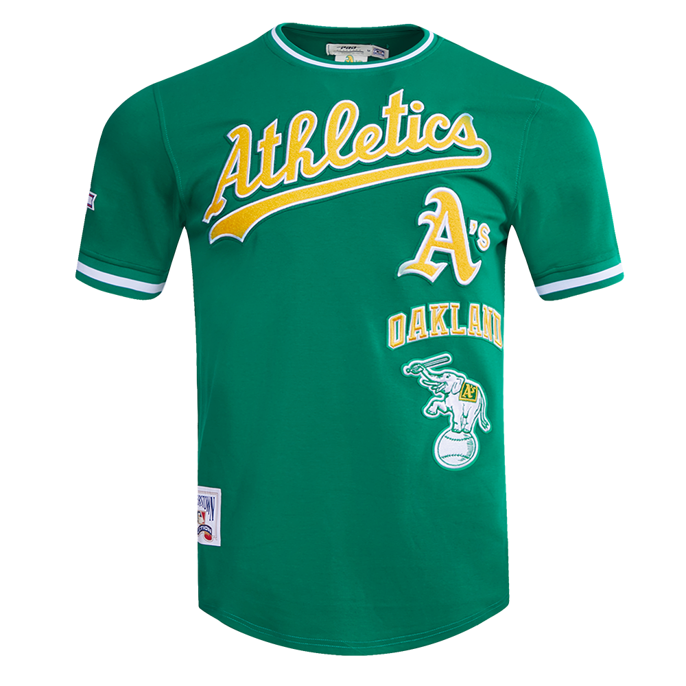 MLB OAKLAND ATHLETICS RETRO CLASSIC MEN'S TOP (KELLY GREEN)