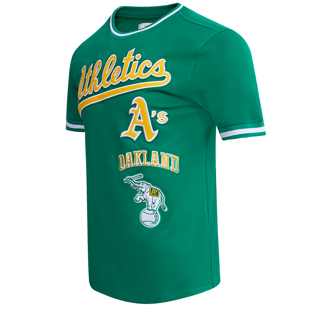 MLB OAKLAND ATHLETICS RETRO CLASSIC MEN'S TOP (KELLY GREEN)