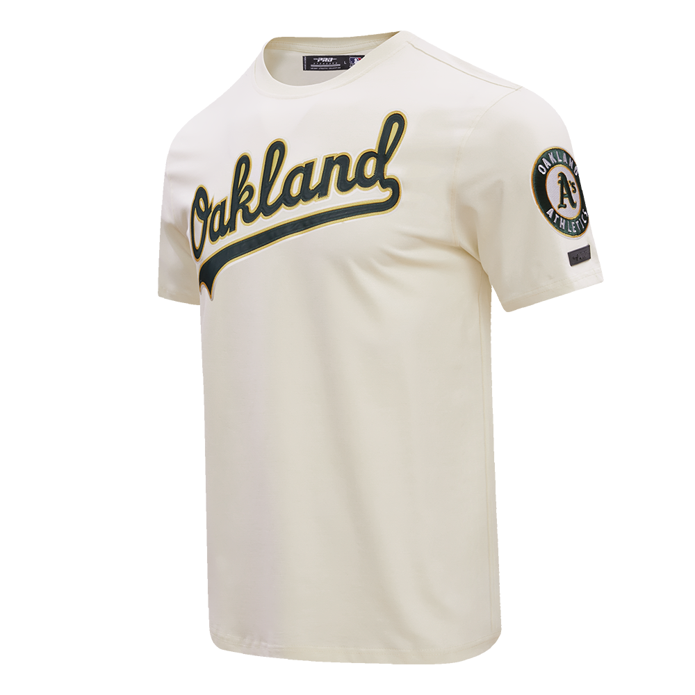 MLB OAKLAND ATHLETICS TACKLE TWILL MEN'S TOP (EGGSHELL)