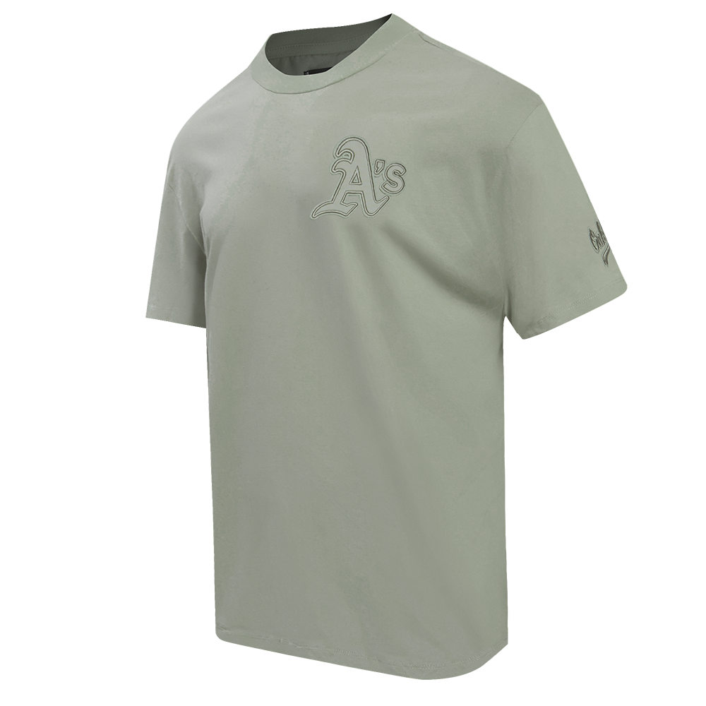 MLB OAKLAND ATHLETICS NEUTRAL DROP SHOULDER MEN'S TOP (MOSS)