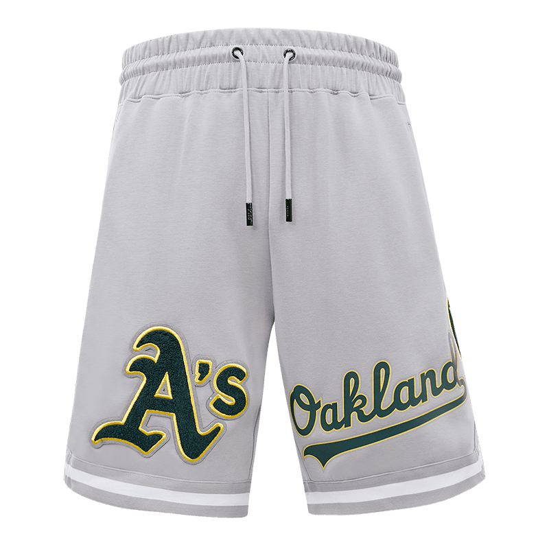 MLB OAKLAND ATHLETICS CLASSIC CHENILLE MEN'S SHORT (GRAY)