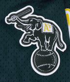 SHORT EN MAILLE POUR HOMMES AVEC LOGO MLB OAKLAND ATHLETICS (POUR)