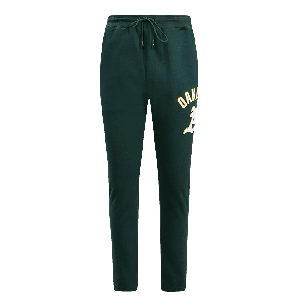 MLB OAKLAND ATHLETICS STACKED LOGO MEN'S SWEATPANT (FOREST)