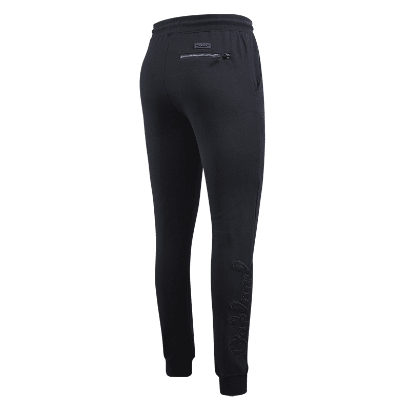 MLB OAKLAND ATHLETICS TRIPLE BLACK LOGO SWEATPANT (TRIPLE BLACK)