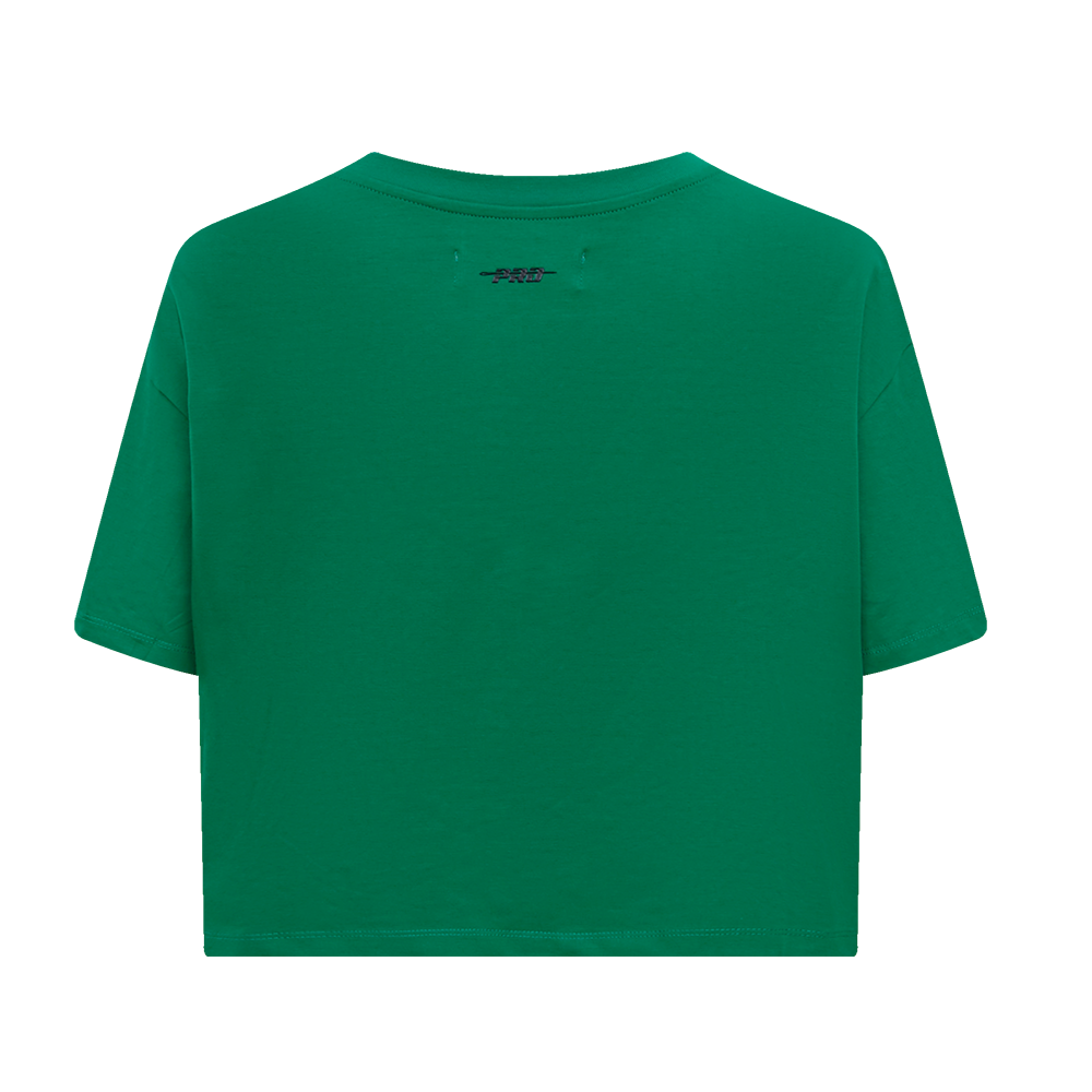 MLB OAKLAND ATHLETICS RETRO CLASSIC HAUT À COUPE CARRÉE POUR FEMME (VERT KELLY)