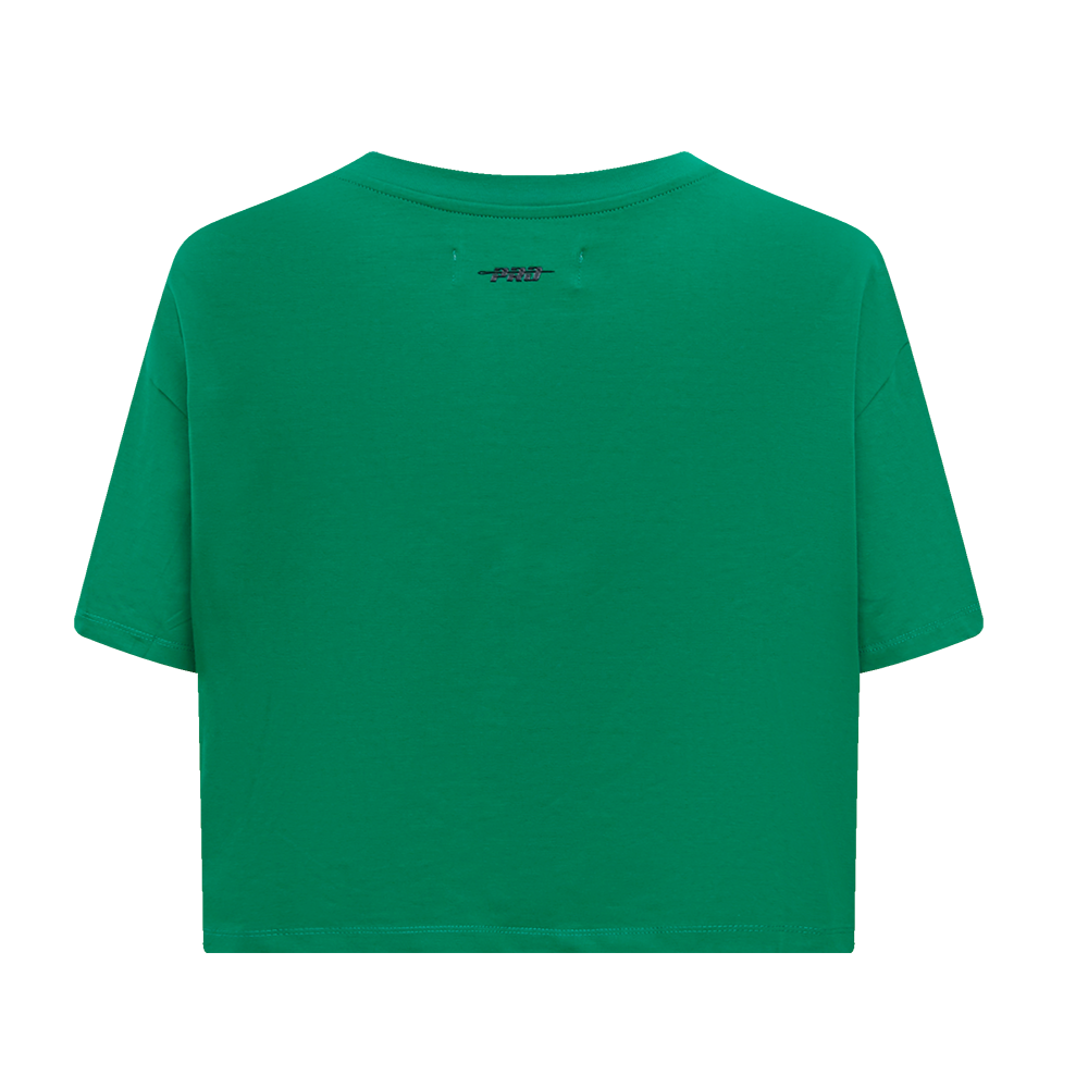 MLB OAKLAND ATHLETICS RETRO CLASSIC HAUT À COUPE CARRÉE POUR FEMME (VERT KELLY)