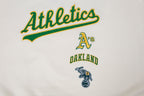 MLB OAKLAND ATHLETICS RETRO CLASSIC WOMEN'S CREWNECK (EGGSHELL/ KELLY GREEN)