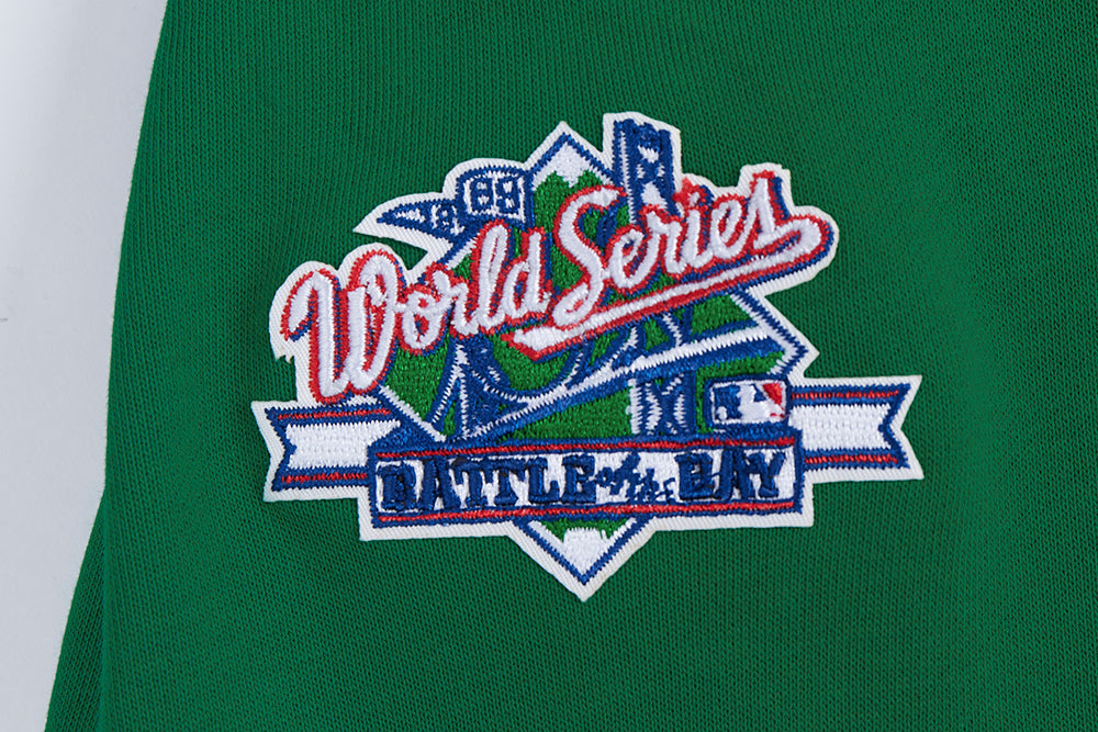 MLB OAKLAND ATHLETICS RETRO CLASSIC CHANDAIL À CAPUCHON COURT POUR FEMME (VERT KELLY)