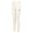 MLB OAKLAND ATHLETICS RETRO CLASSIC LEGGING EN JERSEY POUR FEMME (COQUILLE D'ŒUF)
