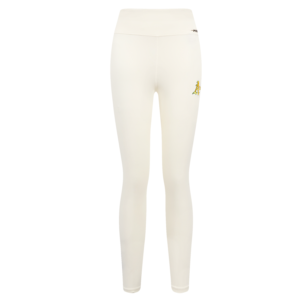 MLB OAKLAND ATHLETICS RETRO CLASSIC LEGGING EN JERSEY POUR FEMME (COQUILLE D'ŒUF)
