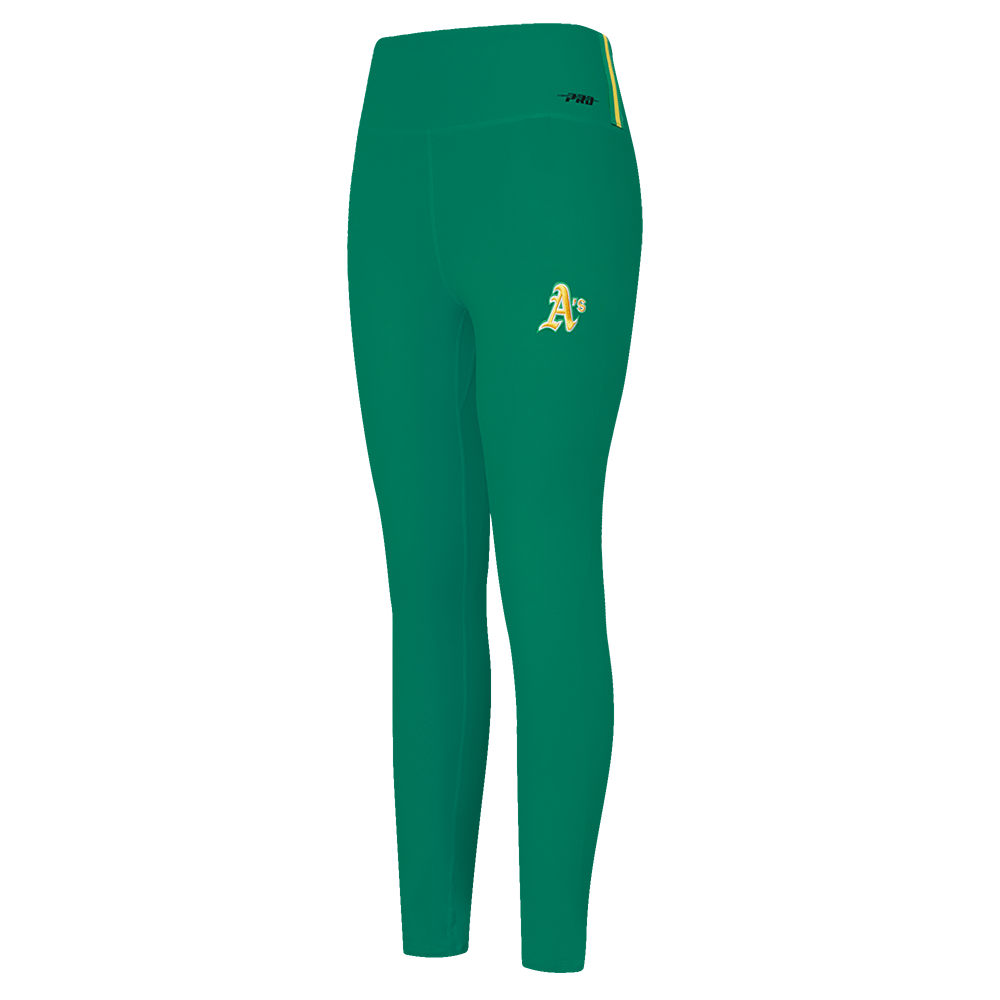 MLB OAKLAND ATHLETICS RETRO CLASSIC LEGGING EN JERSEY POUR FEMME (VERT KELLY)