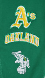 MLB OAKLAND ATHLETICS RETRO CLASSIC LEGGING EN JERSEY POUR FEMME (VERT KELLY)