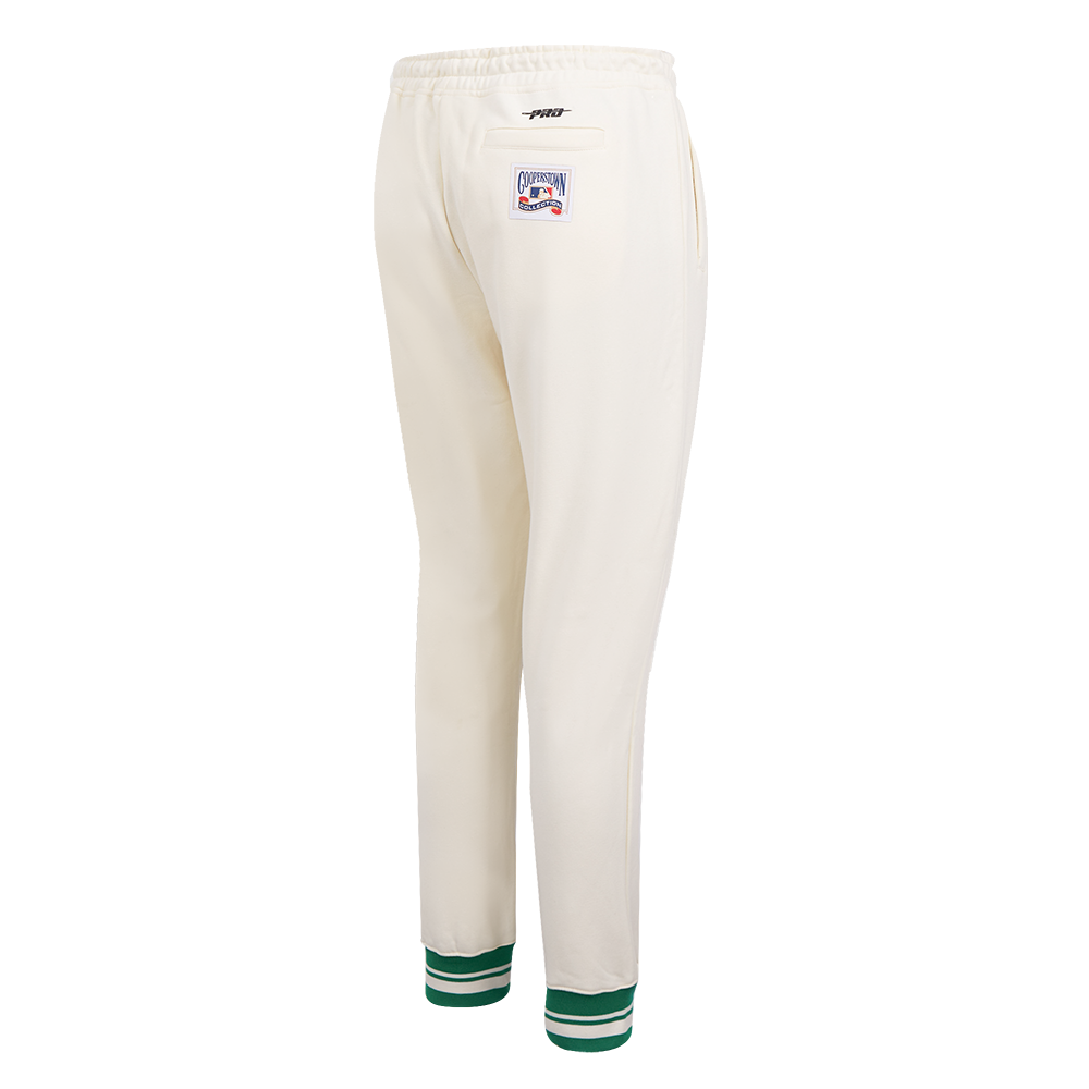 MLB OAKLAND ATHLETICS RETRO CLASSIC WOMEN'S SWEATPANT (EGGSHELL/ KELLY GREEN)