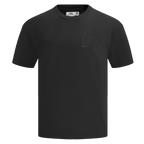 MLB PHILADELPHIA PHILLIES NEUTRAL HAUT EN JERSEY DE COTON À ÉPAULES TOMBANTES POUR HOMME (NOIR)