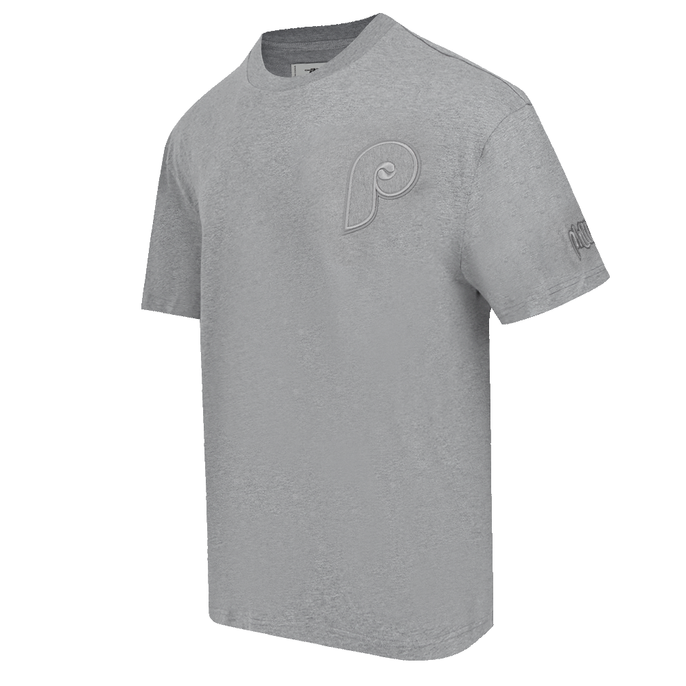 MLB PHILADELPHIA PHILLIES NEUTRAL MEN'S  CJ DROP SHOULDER TOP (DARK HEATHER GRAY)