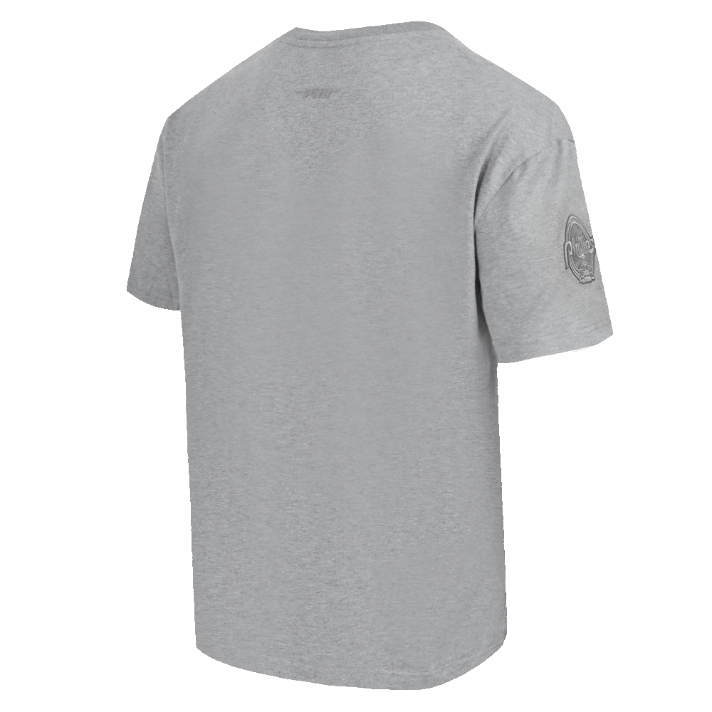 MLB PHILADELPHIA PHILLIES NEUTRAL MEN'S  CJ DROP SHOULDER TOP (DARK HEATHER GRAY)