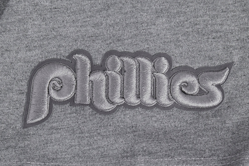 MLB PHILADELPHIA PHILLIES NEUTRAL MEN'S  CJ DROP SHOULDER TOP (DARK HEATHER GRAY)