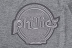 MLB PHILADELPHIA PHILLIES NEUTRAL MEN'S  CJ DROP SHOULDER TOP (DARK HEATHER GRAY)