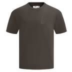 MLB PHILADELPHIA PHILLIES NEUTRAL HAUT EN JERSEY DE COTON À ÉPAULES TOMBANTES POUR HOMME (TAUPE FONCÉ)