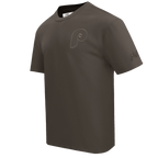 MLB PHILADELPHIA PHILLIES NEUTRAL HAUT EN JERSEY DE COTON À ÉPAULES TOMBANTES POUR HOMME (TAUPE FONCÉ)