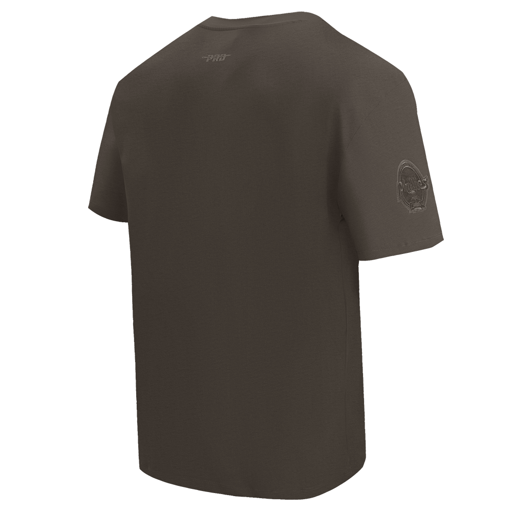 MLB PHILADELPHIA PHILLIES NEUTRAL HAUT EN JERSEY DE COTON À ÉPAULES TOMBANTES POUR HOMME (TAUPE FONCÉ)