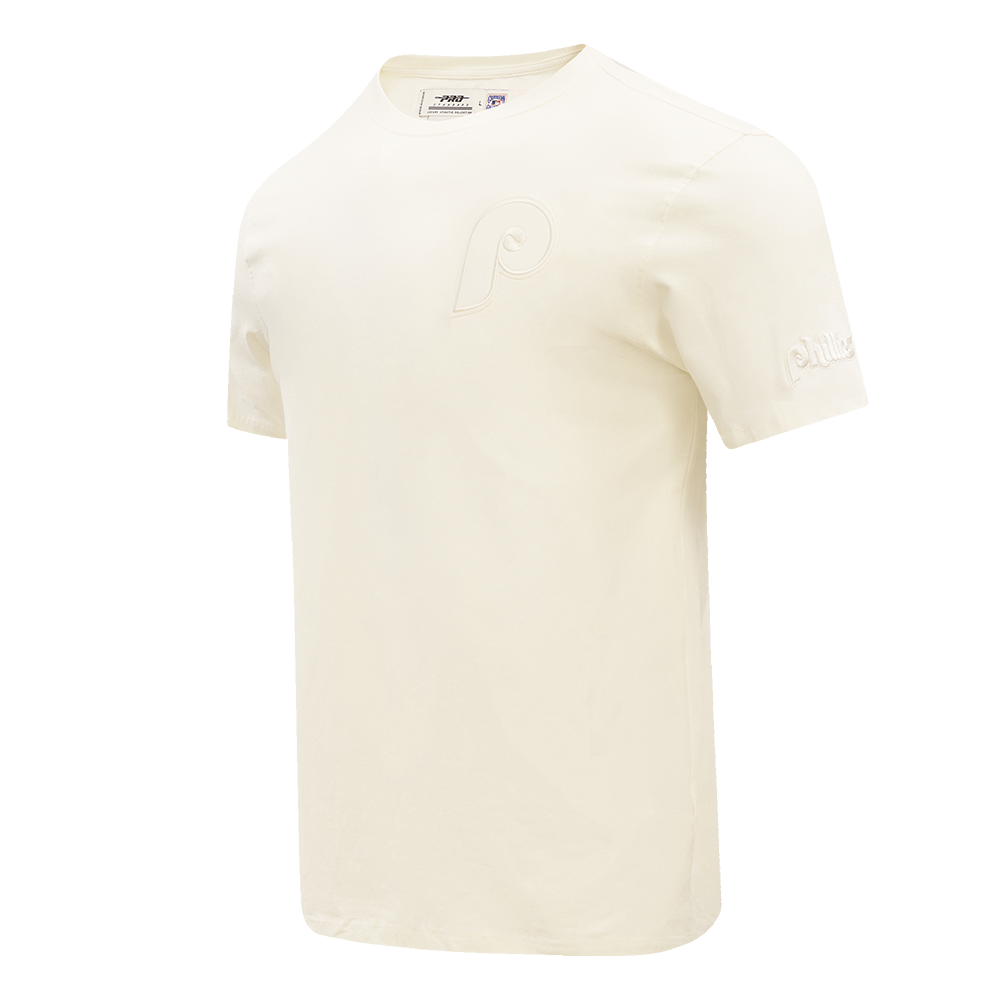 MLB PHILADELPHIA PHILLIES NEUTRAL DROP SHOULDER MEN'S TOP (EGGSHELL)