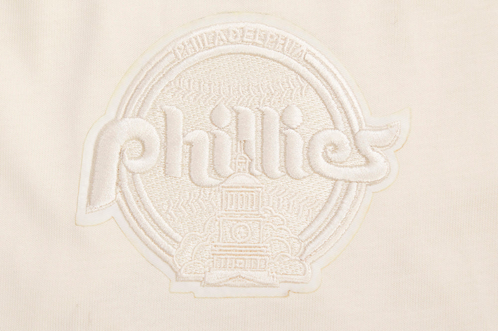 MLB PHILADELPHIA PHILLIES NEUTRAL DROP SHOULDER MEN'S TOP (EGGSHELL)
