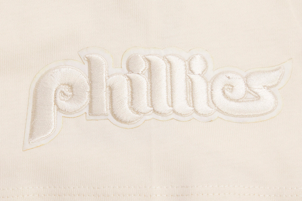 MLB PHILADELPHIA PHILLIES NEUTRAL DROP SHOULDER MEN'S TOP (EGGSHELL)