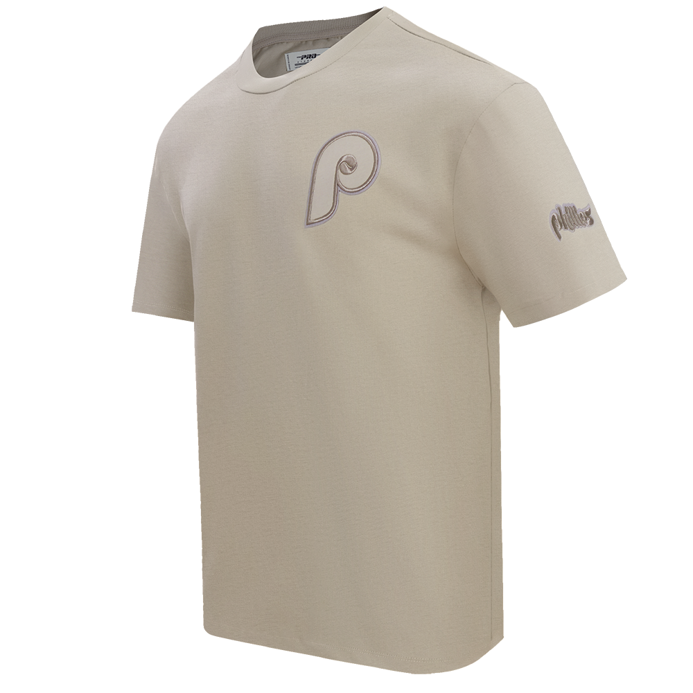 MLB PHILADELPHIA PHILLIES NEUTRAL MEN'S  CJ DROP SHOULDER TOP (TAUPE)