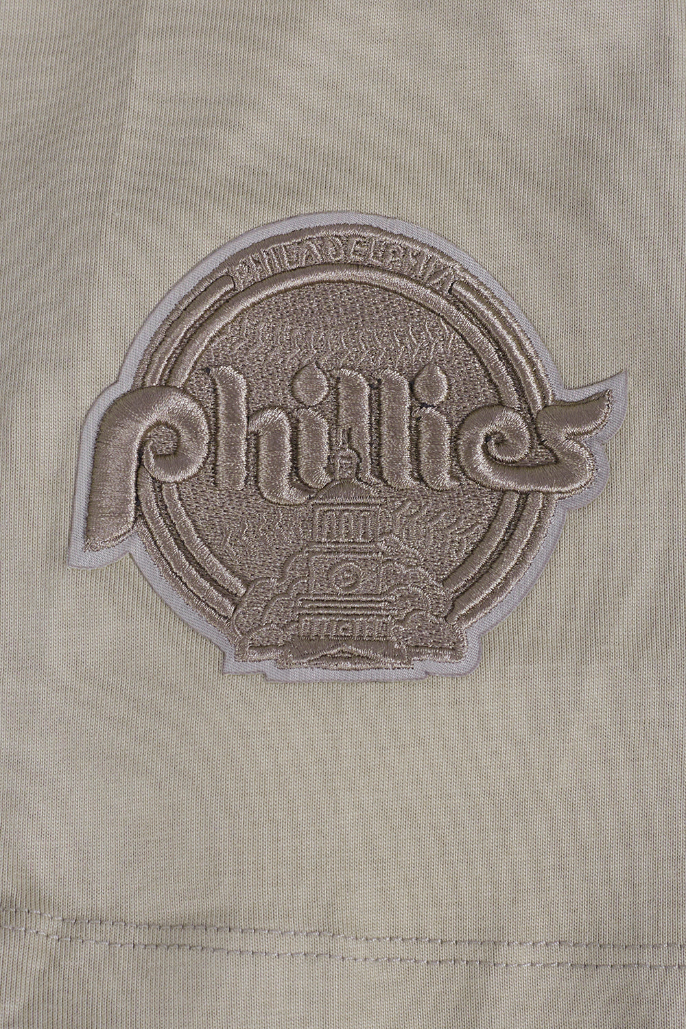 MLB PHILADELPHIA PHILLIES NEUTRAL MEN'S  CJ DROP SHOULDER TOP (TAUPE)