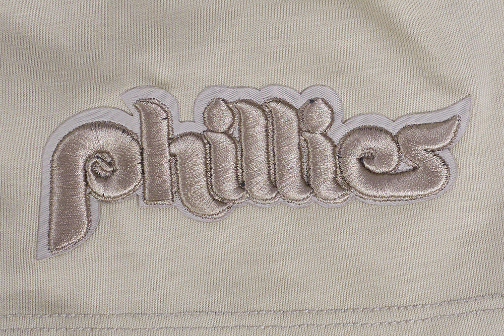 MLB PHILADELPHIA PHILLIES NEUTRAL MEN'S  CJ DROP SHOULDER TOP (TAUPE)