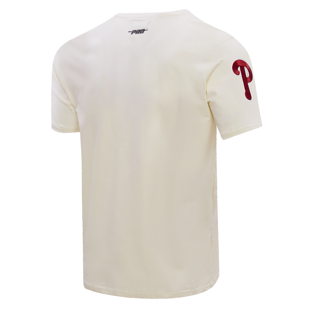 MLB PHILADELPHIA PHILLIES SCRIPT TAIL HAUT EN JERSEY SIMPLE POUR HOMME (COQUILLE D'ŒUF)