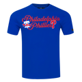 MLB PHILADELPHIA PHILLIES SOUVENIR HAUT EN JERSEY SIMPLE POUR HOMME (BLEU ROYAL)