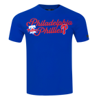 MLB PHILADELPHIA PHILLIES SOUVENIR HAUT EN JERSEY SIMPLE POUR HOMME (BLEU ROYAL)