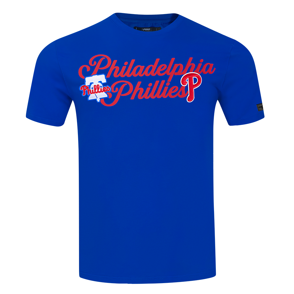 MLB PHILADELPHIA PHILLIES SOUVENIR HAUT EN JERSEY SIMPLE POUR HOMME (BLEU ROYAL)