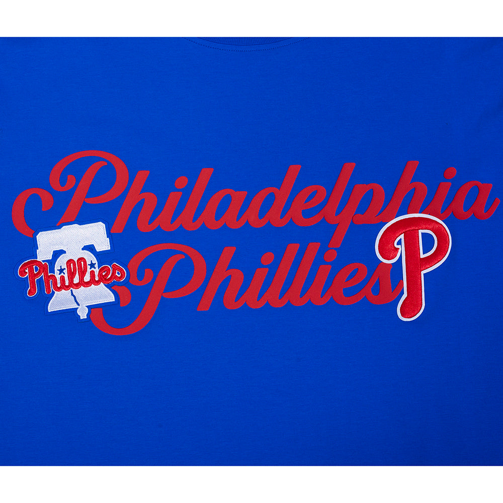 MLB PHILADELPHIA PHILLIES SOUVENIR HAUT EN JERSEY SIMPLE POUR HOMME (BLEU ROYAL)