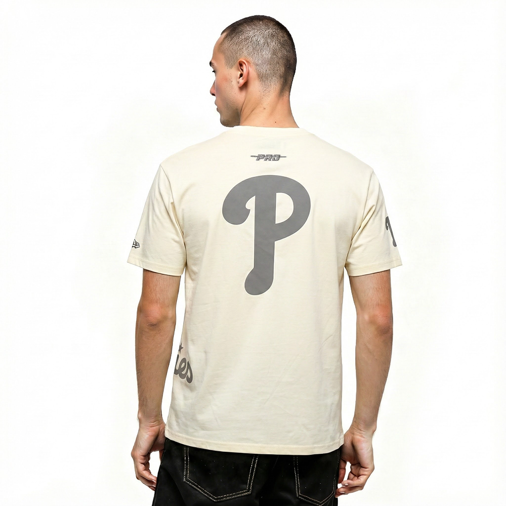 MLB PHILADELPHIA PHILLIES STREET TEAM MEN'S CJ DROP SHOULDER TOP (EGGSHELL)