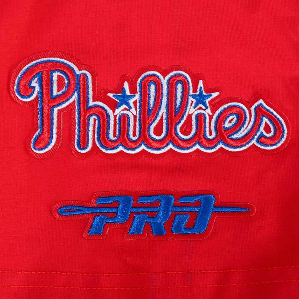 MLB PHILADELPHIA PHILLIES CITY ARCH HAUT EN JERSEY SIMPLE POUR HOMME (ROUGE)