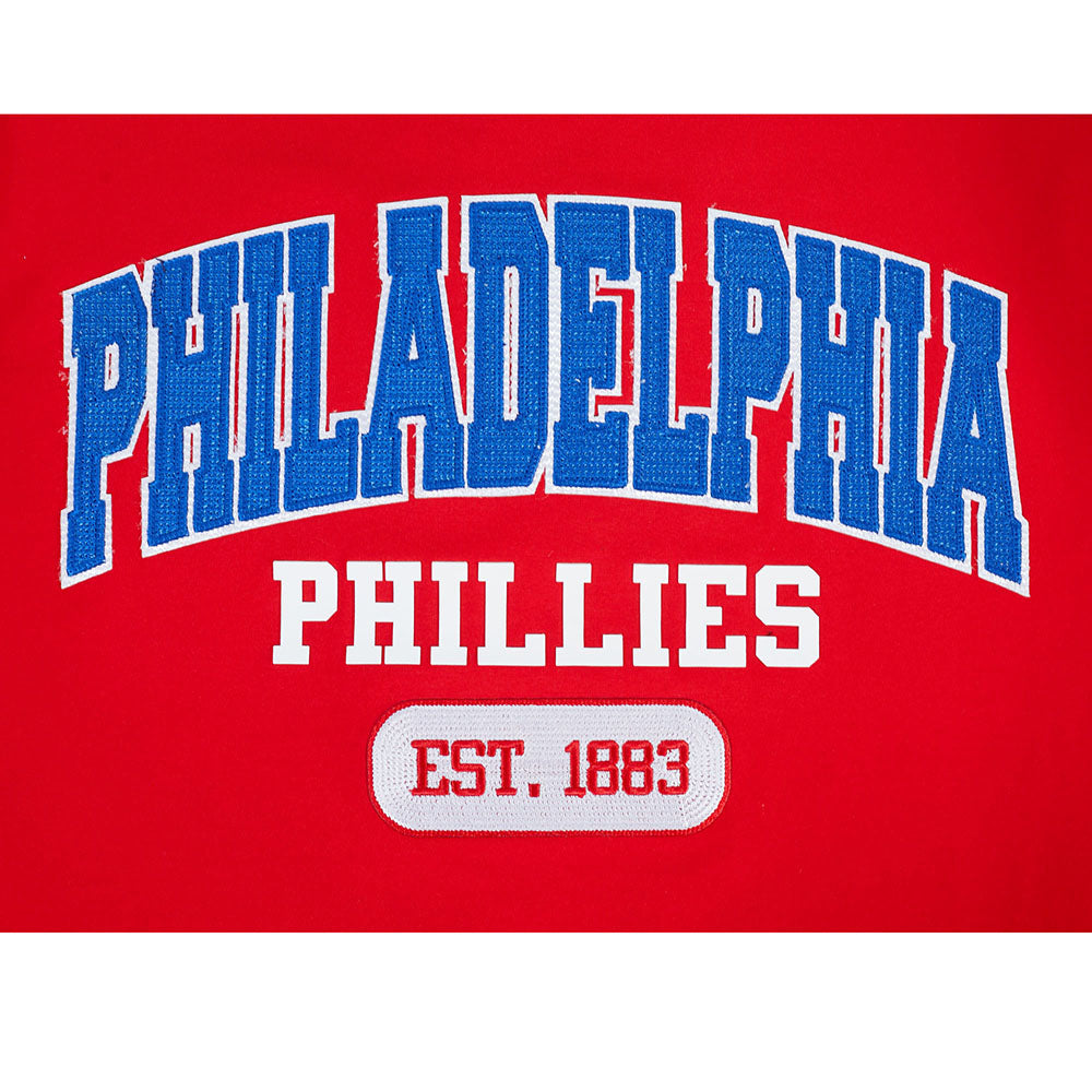 MLB PHILADELPHIA PHILLIES CITY ARCH HAUT EN JERSEY SIMPLE POUR HOMME (ROUGE)