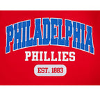 MLB PHILADELPHIA PHILLIES CITY ARCH HAUT EN JERSEY SIMPLE POUR HOMME (ROUGE)