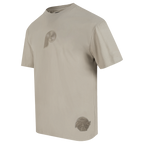 MLB PHILADELPHIA PHILLIES WINGSPAN HAUT EN JERSEY DE COTON À ÉPAULES TOMBANTES V2 POUR HOMME (TAUPE)